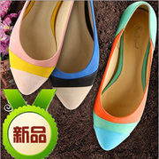 Туфли. Полуботинки, Купить недорого Весна 2013 новые конфеты цвета склон с одной ноги голова женская обувь корейской версии OL случайные