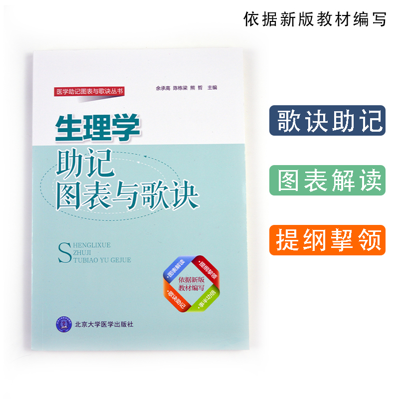 生理学助记图表与歌诀 可搭配本科生理学人卫版第9版 第九版教材及习题集医学教材辅导书人卫版配套练习册内科外科生理学试题库在类目 书籍/杂志/报纸, 医学卫生, 医学其它中 - 来自Buy2taobao.com提供专业的淘宝代购服务