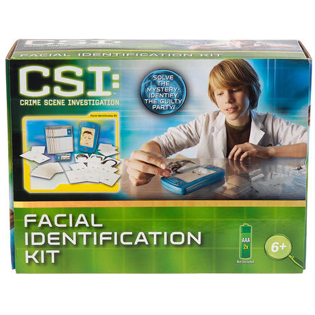 美国代购 儿童玩具 CSI面部识别组件 含各种面