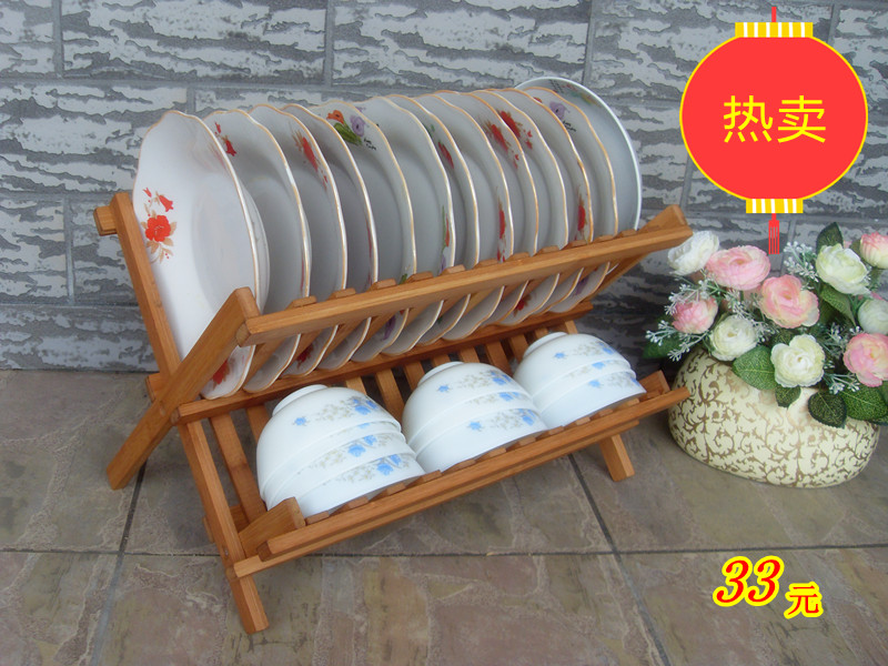 high-grade Bamboo fold Rack Drain shelf double-deck kitchen Stands Storage Rack Rack Dish rackin the Kitchen/Cooking utensils , Kitchen Gadgets/Kitchen storage , Kitchen storage rack/Kitchen Shelf , Kitchen Shelf/Angle Brackets category - from Buy2taobao.com to provide professional Taobao agent buy service
