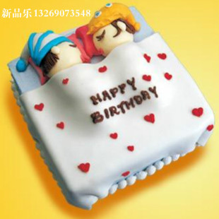  新品乐蛋糕.生日蛋糕速递北京.水果夹心.预订[相爱永远]