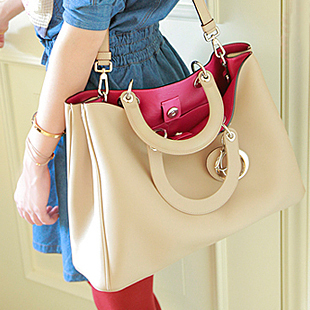 韩版休闲手提单肩...