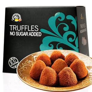  包邮 独家新品 比利时进口零食品 德菲丝松露巧克力无糖口味200g