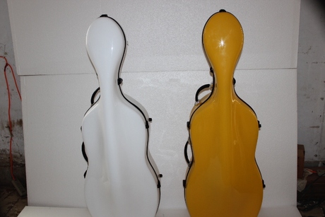 大提琴盒子 玻璃钢大提琴琴盒 配有双肩背带 滑