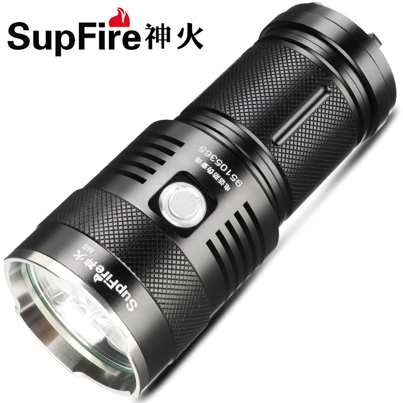SupFire 正品神火可充電式強光大手電筒M6 T6釣魚燈大功率探照燈在類目 戶外/登山/野營/旅行用品, 戶外照明, 手電筒中 - 來自Buy2taobao.com提供專業的淘寶代購服務