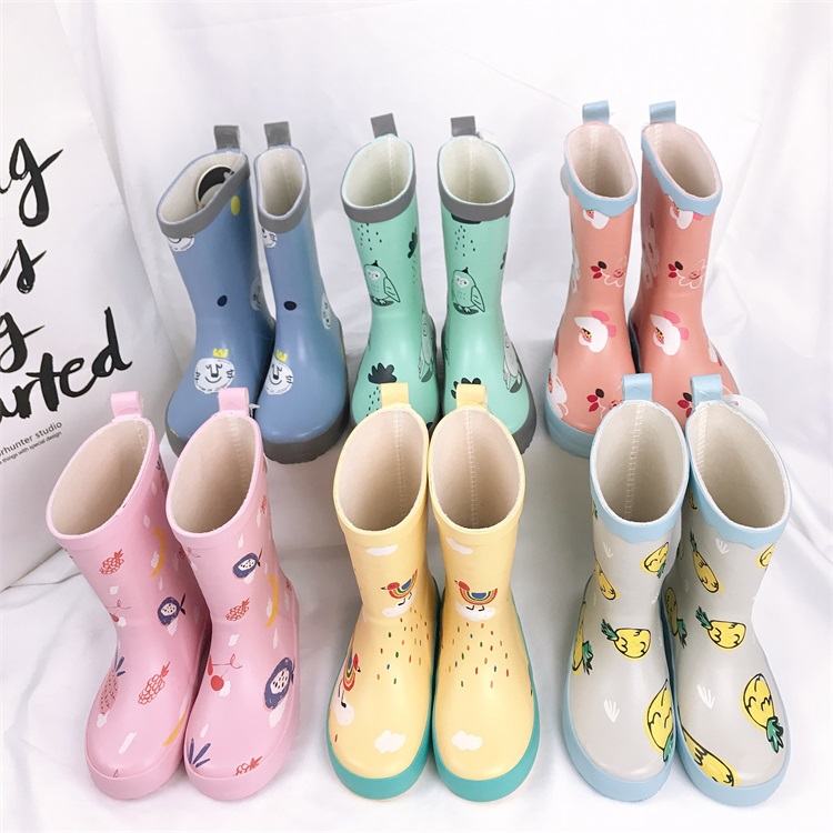 ins Explosive money enbihouse quality goods children Boots Rain shoes Children boots pineapple stripe Flower Matte Bootsin the Shoes/Baby Shoes/Parent-child shoes , Wellies category - from Buy2taobao.com to provide professional Taobao agent buy service