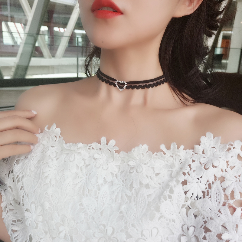 new pattern Japan and South Korea Harajuku Necklace clavicle Neck strap Lace lace Diamond sexy Simplicity fashion Necklace Accessoriesin the Accessories/Fashion Jewelry, Necklace category - from Buy2taobao.com to provide professional Taobao agent buy service