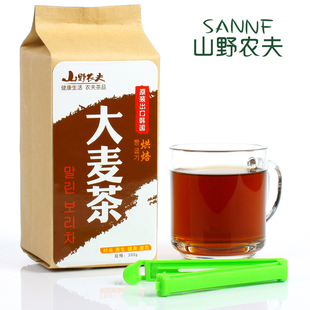  山野农夫秘制 烘焙大麦茶 包邮 韩国原装出口 250克袋泡茶