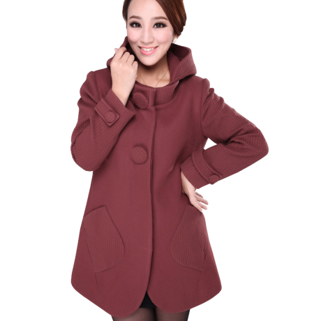 2013秋冬新款中长款<em>中老年毛呢</em>大衣妈妈装<em>女</em>