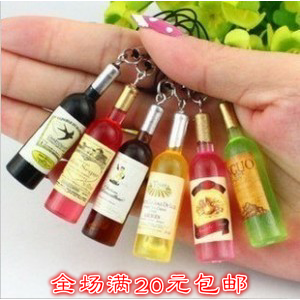 创意酒瓶挂件/钥匙扣挂件在类目 3C数码配件, 手机配件, 手机饰品, 手机挂件/手机链中 - 来自Buy2taobao.com提供专业的淘宝代购服务