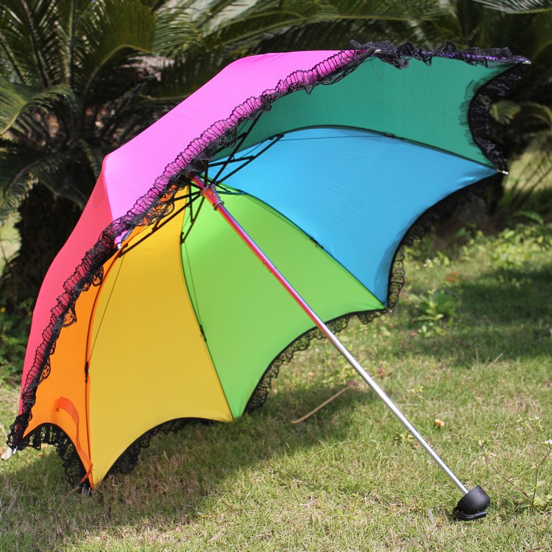 折叠公主晴雨伞 