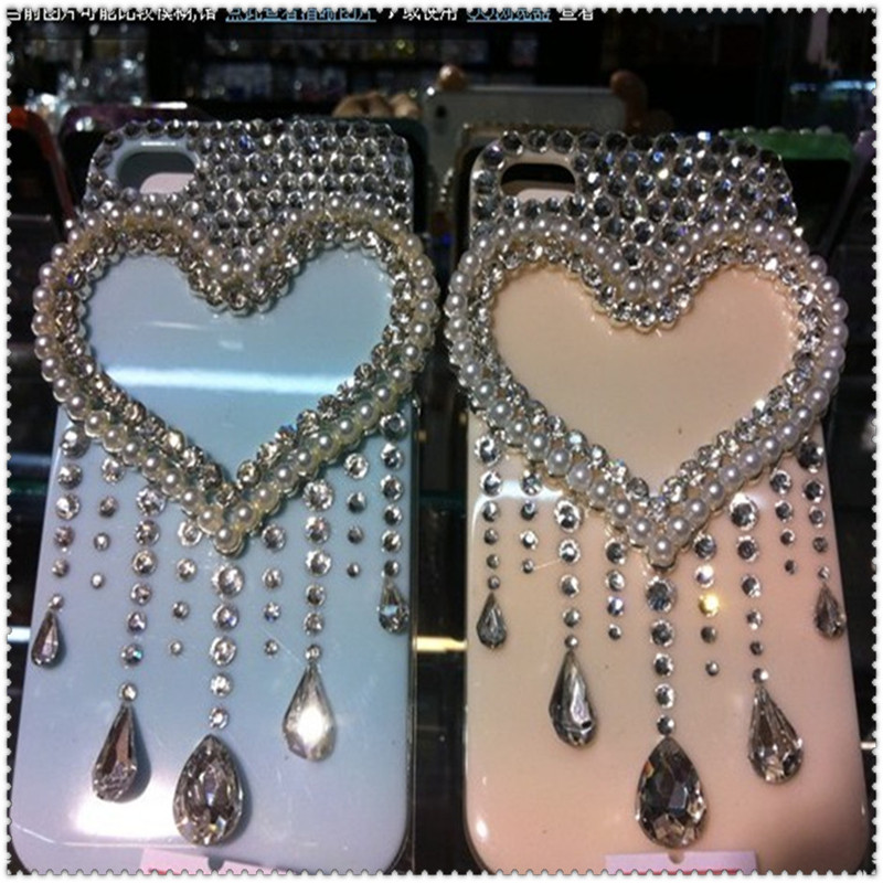 Crystal Heart iphone7 plus Rhinestone Phone Case Apple 6s Phone protective shell finished product diyin the Personalized custom/Design Services/DIY , Digital Accessories customization , iphone Shell/Protective sleeve custom category - from Buy2taobao.com to provide professional Taobao agent buy service