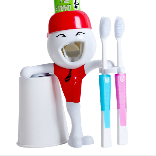Q仔全自动挤牙膏器 洗漱套装 创意家居生活用品 新奇特居家日用品 Q仔全自动挤牙膏器 洗漱套装 创意家居生活用品 新奇特居家日用品