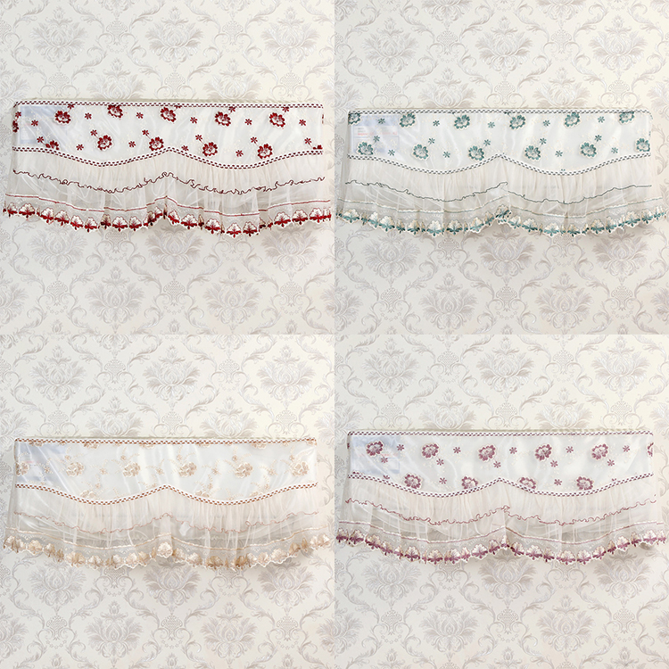 Air conditioner cover Hang up Gree Haier Beauty 1P large 1.5P2 air conditioner a dust cover Lace Wall hanging Bootin the Home Fabric , Dust protection cover , Air conditioner cover category - from Buy2taobao.com to provide professional Taobao agent buy service