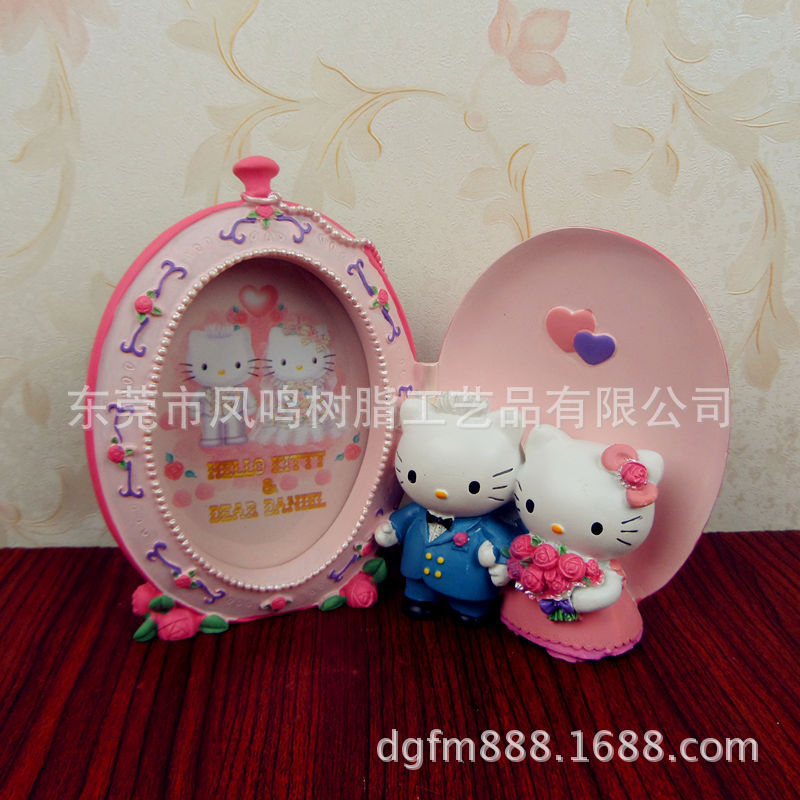 hello kitty杯表相框情侣卡通相架创意树脂工艺照片相框订制|ruв категории Домашний быт, рамка/рамка - от Buy2taobao.com для оказания профессиональной услуги покупки агента Taobao