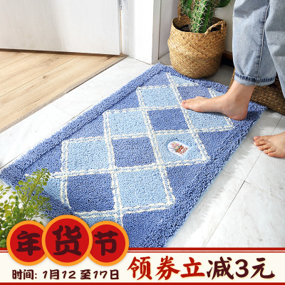 地垫门垫家用进门卫浴厕所门口卫生间脚垫吸水浴室防滑垫地毯垫子