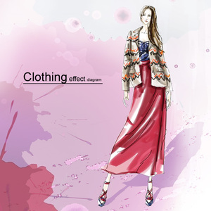 设计服务现代专业PS绘画插画服装画稿效果图