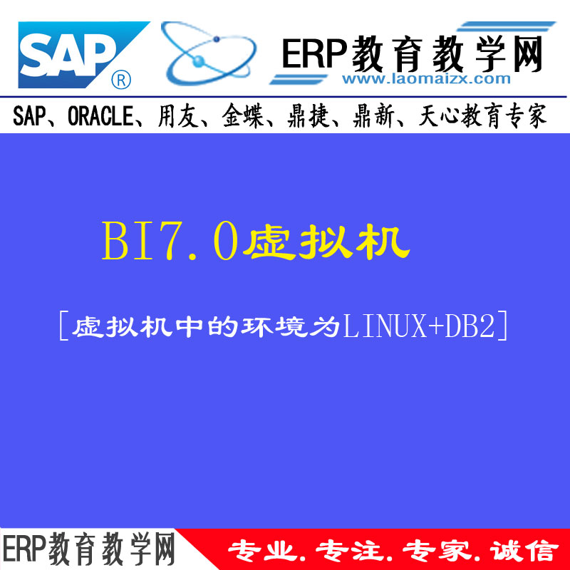 SAP视频 sap虚拟机 SAP BI 7.0学习系统虚拟机
