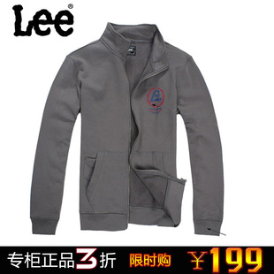  LEE男款卫衣 开衫 灰色卫衣 专柜正品代购8851-5A8C促销包邮