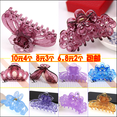 韩国大号发夹简约抓夹盘发洗澡夹发卡大码发抓耐摔淑女马尾夹头饰