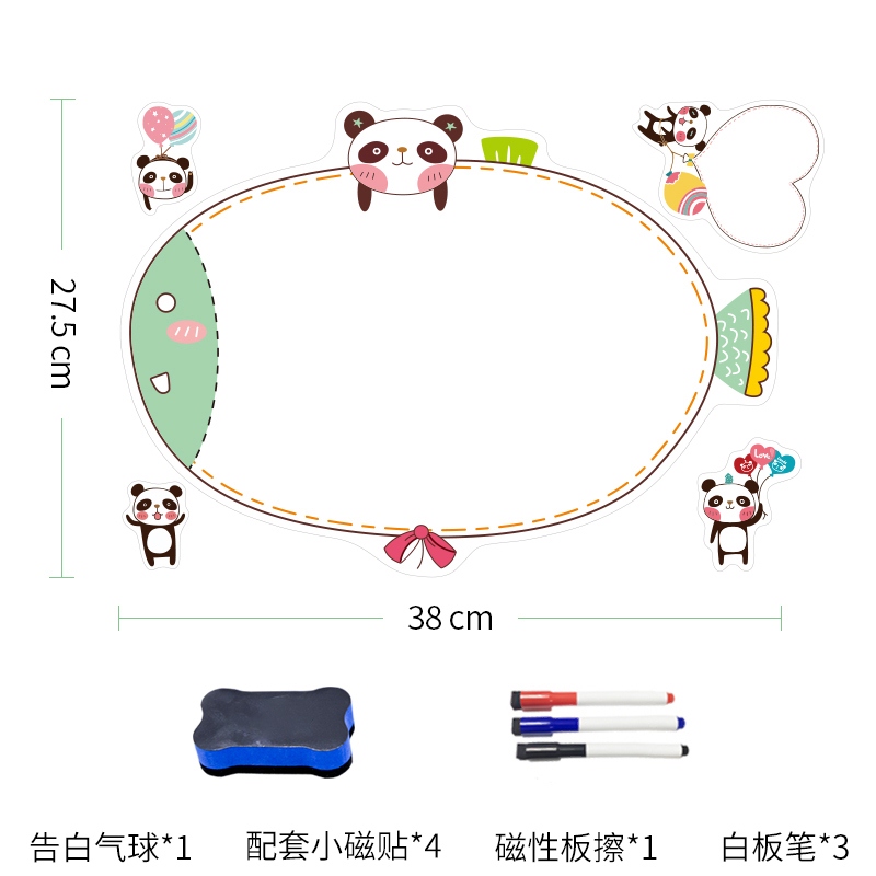 ins卡通可爱磁性冰箱贴留言板创意装饰便利纸家用可擦写字记事板|ruв категории Домашний быт, наклейки, магнитные наклейки холодильник - от Buy2taobao.com для оказания профессиональной услуги покупки агента Taobao