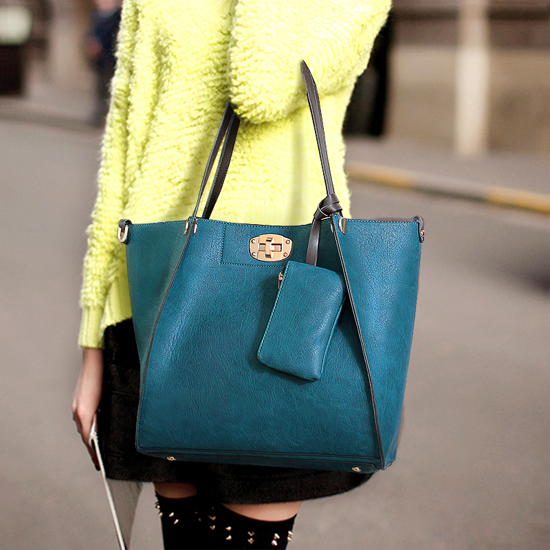 时尚复古女包百搭款...