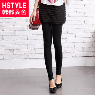  【特卖惠】韩都衣舍韩国春装新品女装修身女士打底裤EJ1190廵