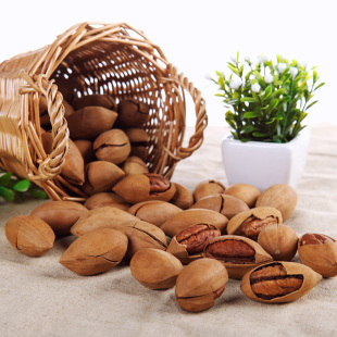  【欧味多坚果炒货零食】山核桃 椒盐味 特价碧根果236g*3袋满包邮