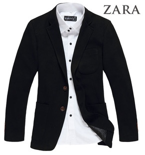  爆款 zara 男装 时尚英伦男士休闲西服 修身男士小休闲西服