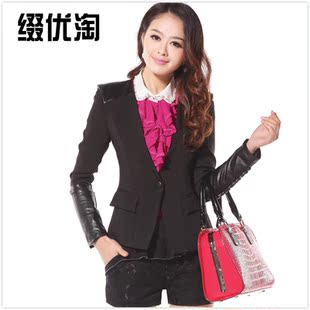  缀优淘品牌新款女装春装春季春秋小西装西服外套修身女士韩版