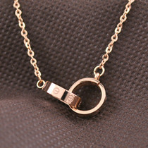 锁骨链 卡地亚热销爆款|卡地亚锁骨链钛钢,卡地