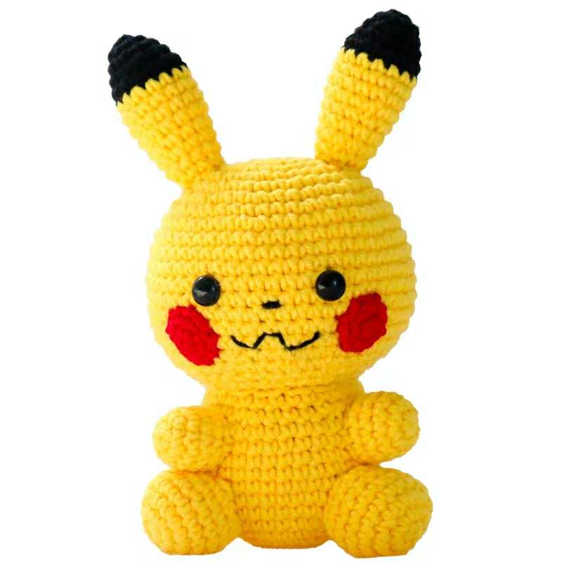 皮卡丘皮神 手工制作钩针编织娃娃玩偶DIY毛线材料包成品|msdalam kategori bekalan perayaan/hadiah, Hadiah kreatif, anak patung kreatif - dari Buy2taobao.com untuk memberikan perkhidmatan ejen Taobao profesional membeli