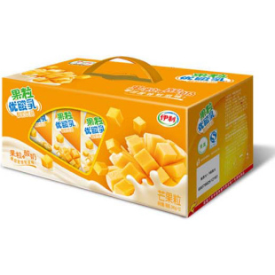  【天猫超市】伊利酸奶果粒优酸乳 乳饮品 芒果味 245ml*12/提