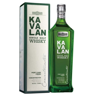  特价！【洋酒】KAVALAN噶玛兰纯麦威士忌70cl（波特桶）（赠酒袋)