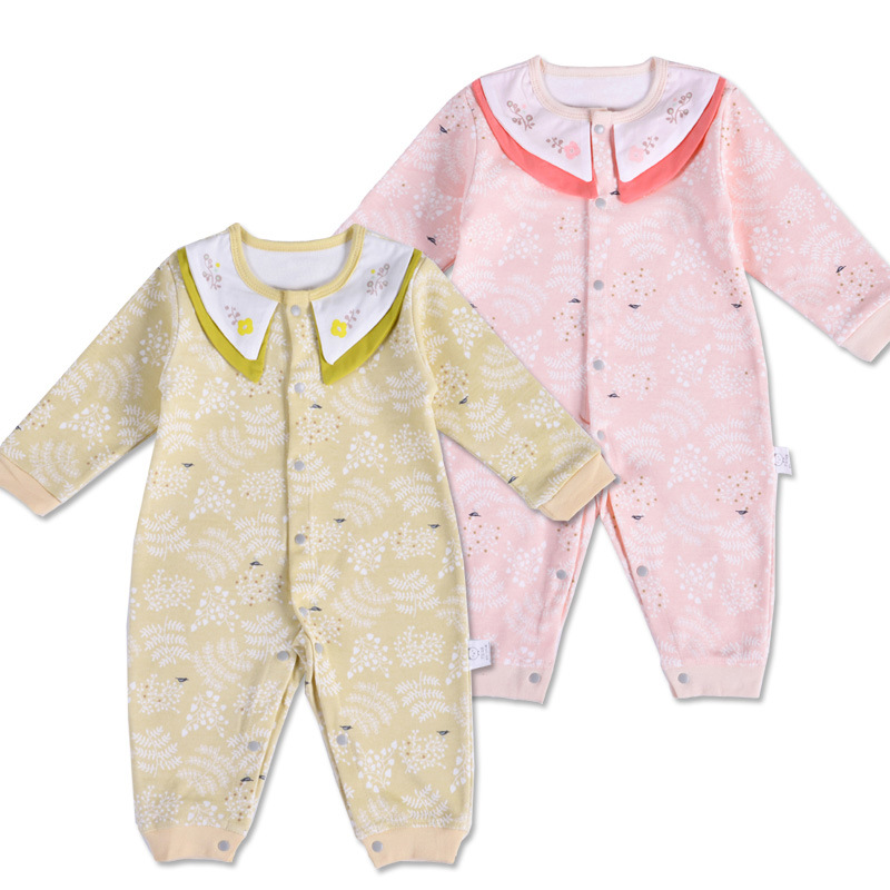 春秋婴幼儿新款印花对襟哈衣 婴幼儿连体衣5月上新在类目 尿片/洗护/喂哺/推车床, 其它婴童用品中 - 来自Buy2taobao.com提供专业的淘宝代购服务