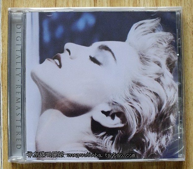 现货 Madonna True Blue 欧版行货 麦当娜 纯蓝 经典专辑 cd