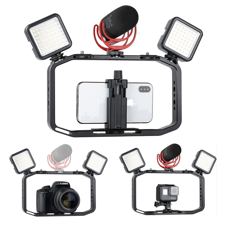 Metal hold Camera Bracket Gopro mobile phone OSMO Action camera Rabbit cage Hot and cold vlog live broadcastin the 3C Digital Accessories, Cell Phone Accessories , Phone holder/Mobile phone holder category - from Buy2taobao.com to provide professional Taobao agent buy service