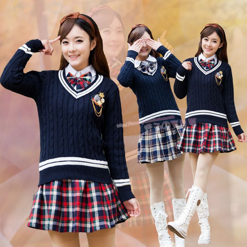【多图】秋季女<em>学生装</em>毛衣 - 秋季女<em>学生装</em>毛衣