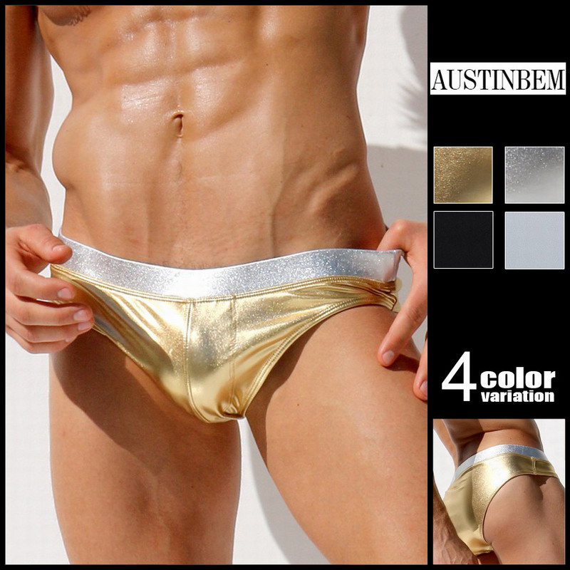 Bright silver triangle Low-waisted sexy Schoolboy swimming trunks Frenum Flat angle fashion summer Swimsuit Swimwear Phnom Penh swimming trunksin the Sports/Yoga/Fitness/Fans supplies , Swim , Men's swimwear category - from Buy2taobao.com to provide professional Taobao agent buy service