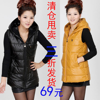 包邮笑雪韩版女士<em>保暖马甲加绒加厚</em>羽丝绒蝴蝶