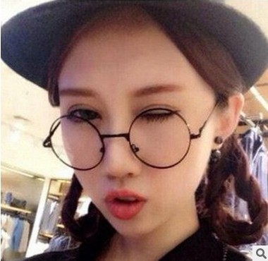 新款圆形眼镜框复古男女款镜架可配镜金属太子平光镜近视眼镜包邮|ruв категории ZIPPO/швейцарский армейский нож/очки, очки - от Buy2taobao.com для оказания профессиональной услуги покупки агента Taobao