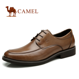  camel骆驼正品 潮流男鞋 真皮 新品 商务正装休闲皮鞋 低帮鞋