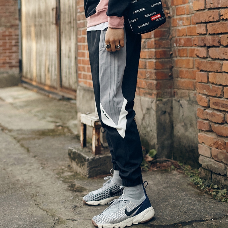Ankle banded pants Europe and America street Chaopai Embroidery Easy Hit color Haren pants Pencil Pants Casual pants Sports pantsin the Men's clothing, Casual pants category - from Buy2taobao.com to provide professional Taobao agent buy service