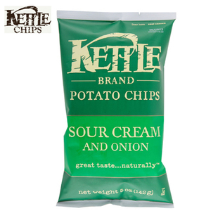  美国 进口零食 Kettle可特薯片酸奶酪洋葱味 142g 膨化食品