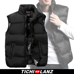  包邮 秋冬新款韩版男 英伦时尚立领男式装棉马甲 男士