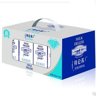  蒙牛特仑苏低脂调制乳牛奶250ml*12 限上海包邮
