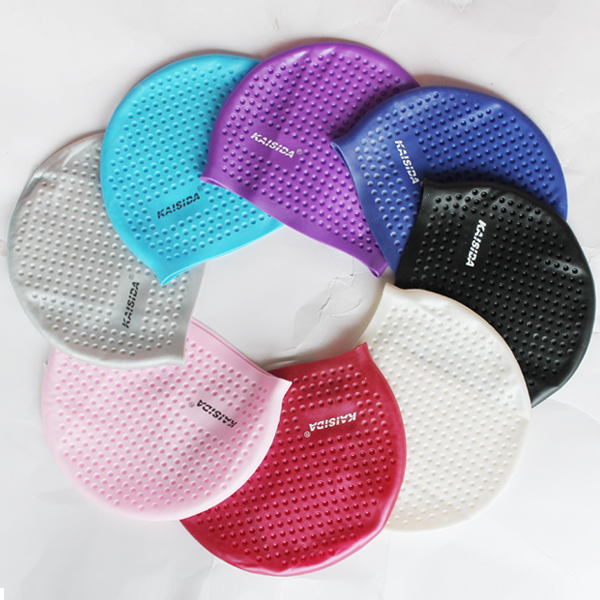 quality goods Swimming cap lady waterproof Long silica gel bathing cap grain non-slip Bubble fashion Tightin the Sports/Yoga/Fitness/Fans supplies , Swim , Caps category - from Buy2taobao.com to provide professional Taobao agent buy service