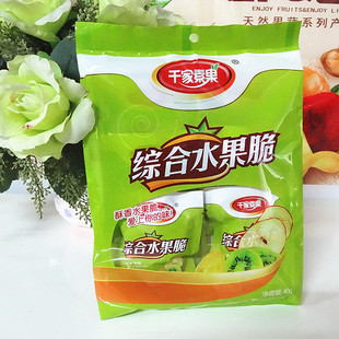  休闲食品 零食小吃 千家素果 综合蔬果干 果蔬脆 水果干 脆片 40g