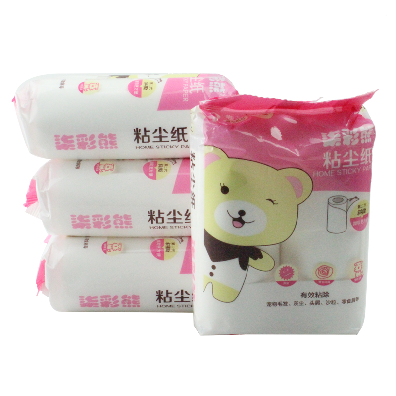 家居粘尘纸粘毛器滚筒粘毛斜可撕式沾除尘纸替换装120张3包起包邮在类目 收纳整理, 衣物洗/晒/护理用具, 衣物除尘滚/粘毛滚中 - 来自Buy2taobao.com提供专业的淘宝代购服务