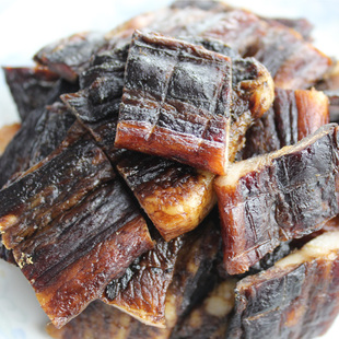  温州特产 农家自制 自然风干 农家腊肉 酱油肉250克真空包装